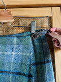 Gonna kilt tartan azzurro/verde