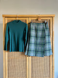 Gonna kilt tartan azzurro/verde