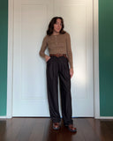 PRE ORDINE • Pantalone Alberto pura lana grigio