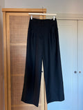 PRE ORDINE • Pantalone Alberto pura lana nero