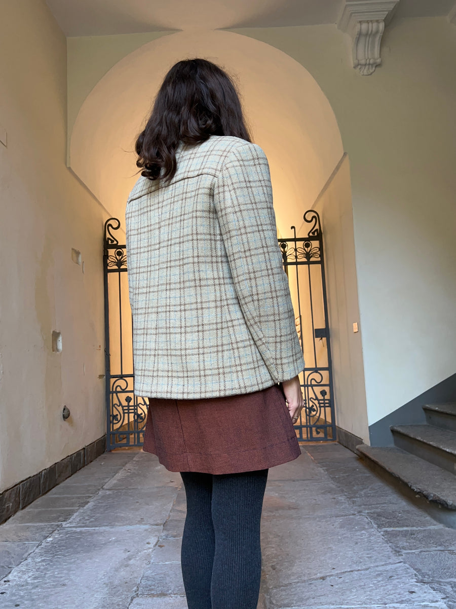 Giacca Tradizionale Donna Marie, Beige, Taglia 46, In Misto Cotone E Acrilico, Con Bottoni Decorati E Cuciture Laterali