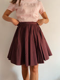 Gonna stock Benetton a ruota marrone
