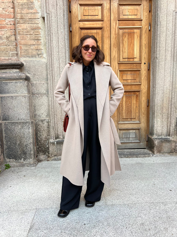 Cappotto sartoriale beige