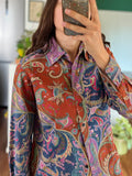 Camicia paisley di cotone