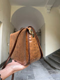 Borsa rettile marrone