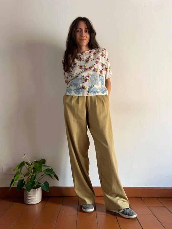 PRE ORDINE • Primo Pantalone beige di lino