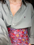 Combo pareo + camicia Ralph Lauren • fiori con viola