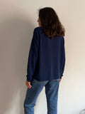 Maglione morbido blu