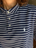 Polo Ralph Lauren blu righe bianche 1