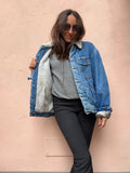 Giacca jeans imbottita Cover