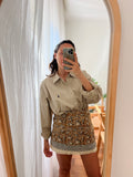 Combo pareo + camicia Ralph Lauren • senape e beige