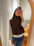 PRE ORDINE • Gilet con apertura laterale • quattro colori