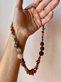 Collana pietre colorate