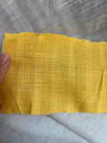 PRE ORDINE PERSONALIZZATO • Abito Bea giallo lavorato • corto • senza maniche