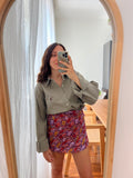 Combo pareo + camicia Ralph Lauren • fiori con viola