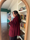 Blazer burgundy