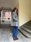 Blazer grigio pura lana