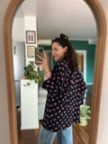 Kimono di seta a fiori