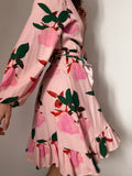 Maglietta rosa fiori