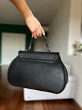 Borsa semirigida pelle martellata
