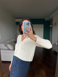 Cardigan corto panna