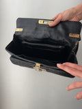 Borsa nera doppia apertura