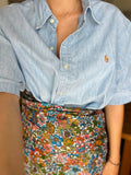 Combo pareo + camicia Ralph Lauren • azzurro fiori colorati