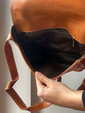 Borsa cuoio chiaro