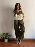 Primo Pantalone verde di cotone