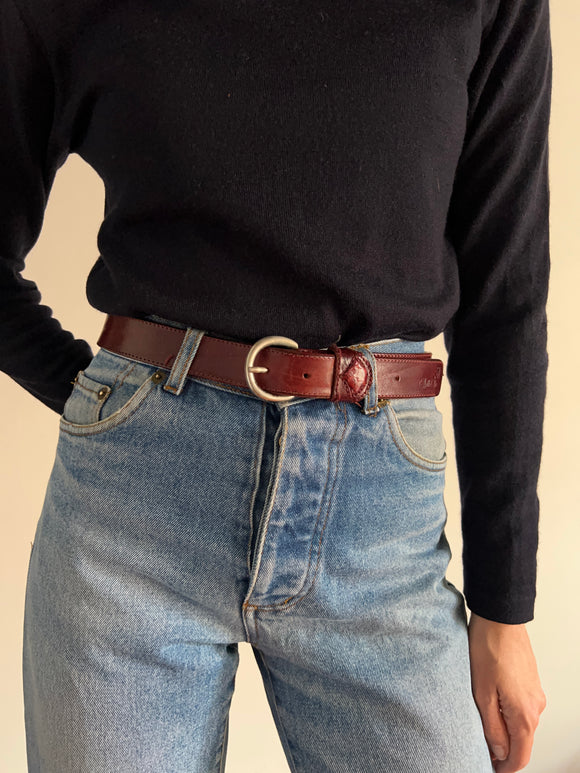 Cintura bordeaux BelleVie