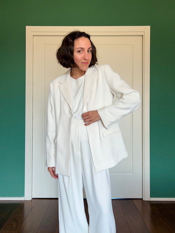 Blazer sartoriale bianco