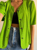 Camicia verde pois neri