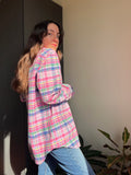 Camicia Ralph Lauren tartan rosa