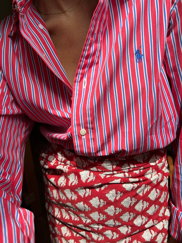 Combo pareo + camicia Ralph Lauren • rosso