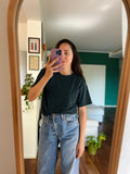 T-shirt luccicante blu