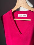 Gilet corto fuxia
