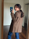 Blazer maschile marrone
