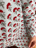 Camicia di cotone papaveri