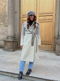 Cappotto sartoriale sfumato grigio