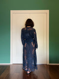 Chemisier Panarea blu con pizzo