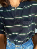 Polo Ralph Lauren blu righe verdi