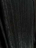 Camicia ampia nera a costine