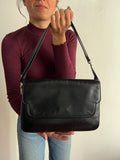 Borsa nappa nera