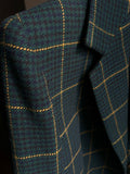 Blazer verde quadri gialli