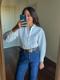 Camicia bianca mini colletto