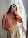 Camicia indiana modello maschile M/L salmone