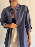 Camicia Tommy Hilfiger color denim