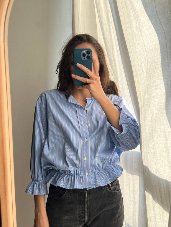 Camicia Gilbi Ralph Lauren azzurra a righe