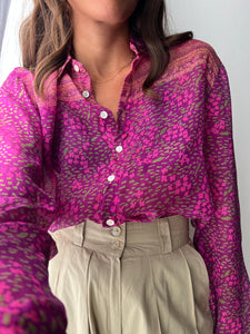 Camicia indiana modello maschile M/L violetta