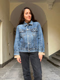 Giacca jeans lavaggio medio